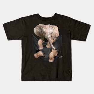 Elephant In Pocket Kids T-Shirt